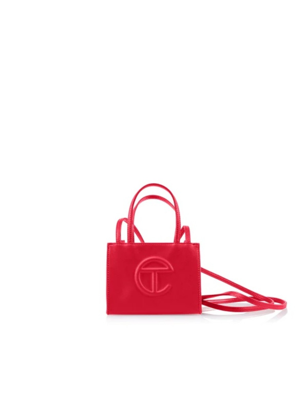 Telfar Mini Shopping Bag in Bright Red